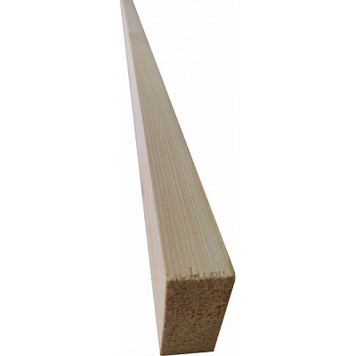 Рейка монтажная Еталон-ліс цельные конструкция 25х50х2000 мм сосна