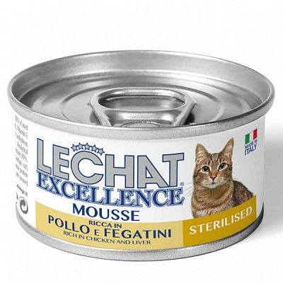 Консерва для стерилизованных котов LECHAT EXCELLENCE Sterilised