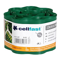 Бордюр газонный Cellfast  темно-зеленый 10х9