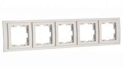 Рамка п'ятимісна Mono Larissa універсальна крем 103-171700-164