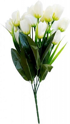 Букет із тюльпанів декоративних штучних 7319 Квіти від королеви