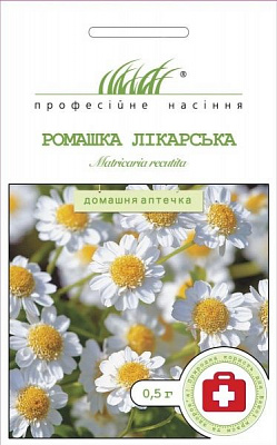 Насіння Професійне насіння ромашка лікарська 0,5 г (4823058203652)