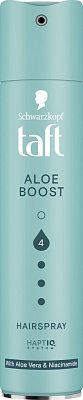 Лак для волос TAFT Aloe Boost 4 250 мл