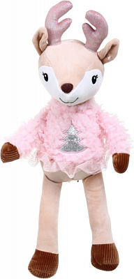 М'яка іграшка HW плюшева Різдвяна оленя Різ рожевий DT210699