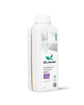Засіб для миття підлоги DeLaMark з ароматом лимонника та вербени 1 л