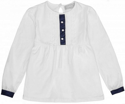 Блуза Kids Couture р.122 молочный 7171931690 