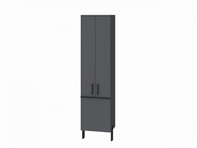 Пенал для ванной комнаты ЮВЕНТА Manhattan MhP-170 серый