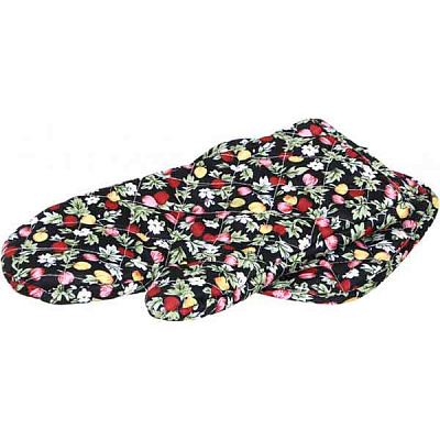 Набор кухонный Яблочки рукавичка и прихватка 17x30 см 