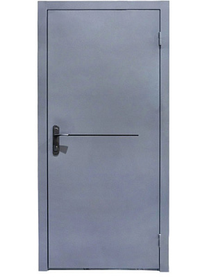 Двері вхідні Fortezza Forte Tech RAL 7024 2050x860 мм праві