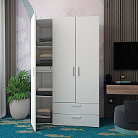 Шафа гардеробна Doros Ектор білий 