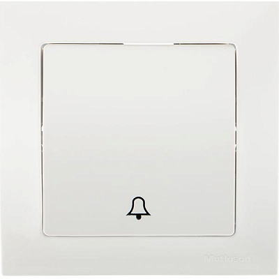 Кнопка дзвінка Mutlusan Candela білий