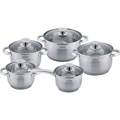 Набір посуду 10 предметів MK-3510 Maxmark