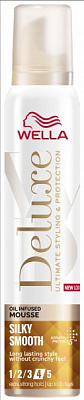Мусс для волос Wella Deluxe Шелковая гладкость 200 мл