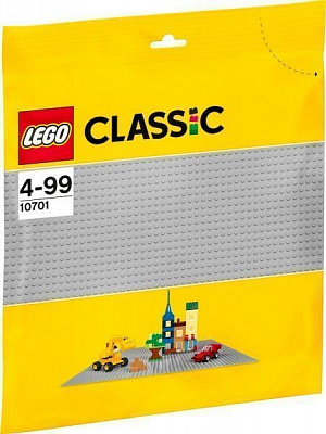 Конструктор LEGO Classic Базовая пластина серого цвета 10701