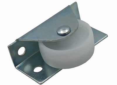 Ролик меблевий неповоротний бічне кріплення поліпропілен D38 Burak 038ESMB