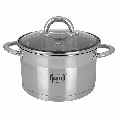 Каструля з кришкою Grand Chef 2,6 л 18 см 26-238-062 Krauff