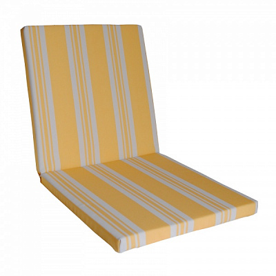 Подушка 42х84 см тексілк бежево- жовта смугаста 8619