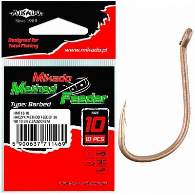 Гачок Mikado bronze №12 10 шт. Feeder 36