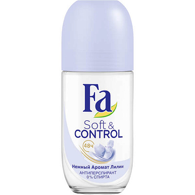 Антиперспірант для жінок Fa Soft & Control Ніжний аромат Лілії 50 мл