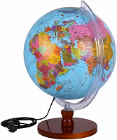 Глобус політичний лакований 32 см з підсвічуванням Інститут передових технологій
