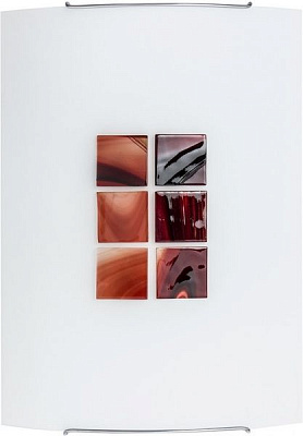 Світильник настінний Nowodvorski Kubik Cola 3 1x100 Вт E27 білийшоколадний 1569