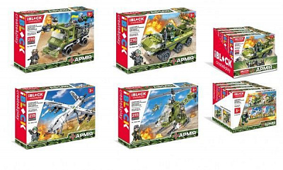 Конструктор Iblock Армія, 4 види в асортименті PL-920-164
