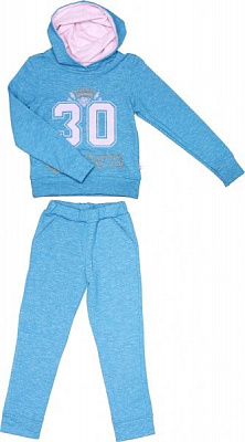 Спортивний костюм Фламінго для дівчинки 723-316 р.140 ментоловий із рожевим