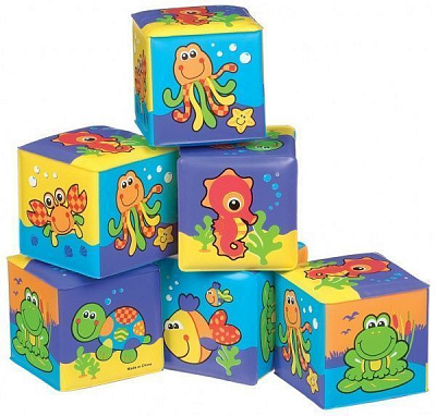 Кубики Playgro для ванни 7 165