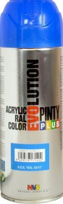 Краска аэрозольная акриловая Ral 5015 400 мл Evolution PINTYPLUS