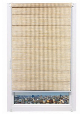 Ролета день-ніч Delfa Бамбук 57x160 см золотий пісок