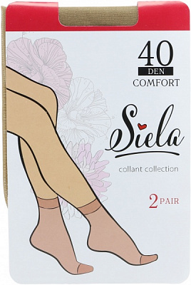 Шкарпетки SIELA COMFORT 40 den р. 23-25 коричневий