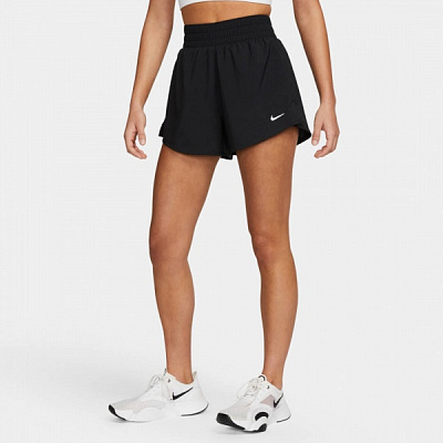 Шорты Nike W NK ONE DF HR 3IN 2N1 SHORT DX6016-010 р. L черный