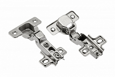 Петля полунакладная GTV 110° Slide-On без доводчика ZP-BICN080BE