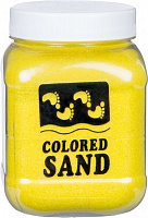Пісок мармуровий Жовтий 0,2 -0,5 мм 650 г (018)