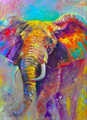 Постер Слон цветной Posterclub 