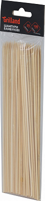 Набір бамбукових шампурів Grilland 25 см 100 шт/уп.
