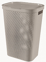 Кошик для білизни Curver 271405 бежевий Infinity 60 л 600x440x350 мм