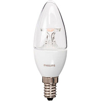 Лампа светодиодная Philips Bulb 5.5 Вт B35 прозора E14 220 В 2700 К 929001142507