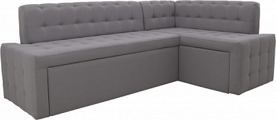 Уголок кухонный Кедр КАРАТ раскладной Г Милос 84 светло-серый 