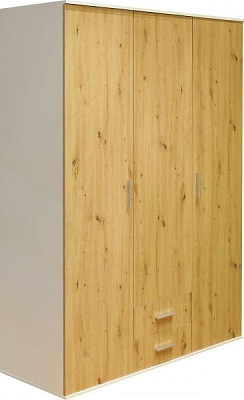 Шафа Рієка Р-ШКЯ2 1502х560х2065 мм дуб артизан/білий