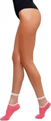 Шкарпетки жіночі Giulia WS2 CRISTAL 039 р. 39-40 кораловий