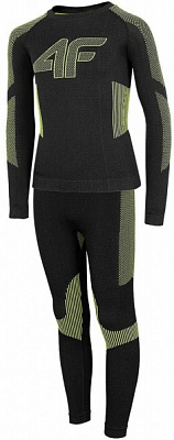 Комплект термобілизни 4F SEAMLESS UNDERWEAR JBIMB001A HJZ22-JBIMB001A-20S р.140/146 чорний