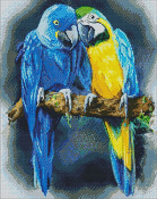 Алмазная мозаика Набор со стразами Идейка Нам хорошо вдвоем 40х50см Идейка 