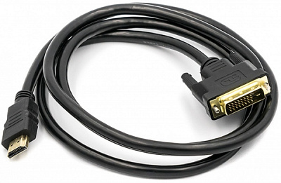 Кабель PowerPlant HDMI – DVI 1.5 м черный 
