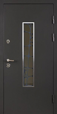 Дверь входная Abwehr КТМ 408 096П (СПЗ) (К41/RAL 7024) (CТ) Kale2 графит 2050x960мм правая