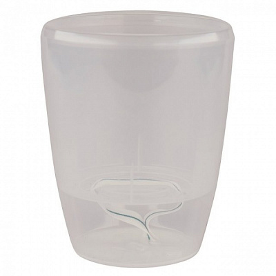 Вазон пластиковый Santino Орхидея Twin круглый 3,3 л прозрачный (OTW33TRA) 