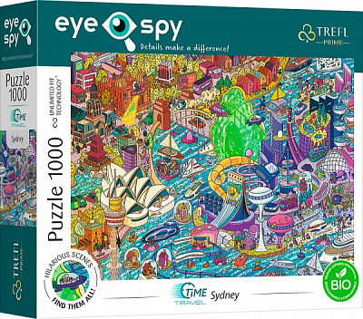 Пазлы Trefl UFT EYE SPY Путешествие по времени: Сидней. Австралия 1000 элементов 10751