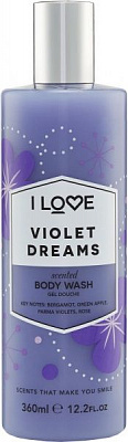 Гель для душу I love Фіалкові мрії 360 мл