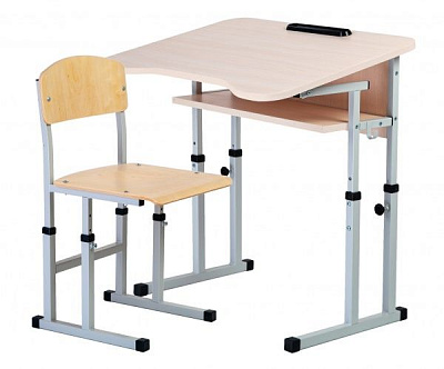Комплект парта і стілець-трансформери SECTOR DM-7001