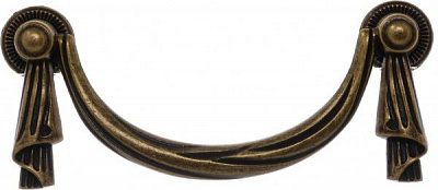 Меблева ручка D-020 G4 96 мм антична бронза DC 79544
